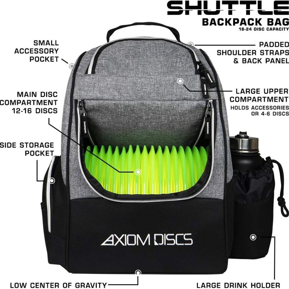 Discs Backpack Shuttle Bag - Picture 2 of 6